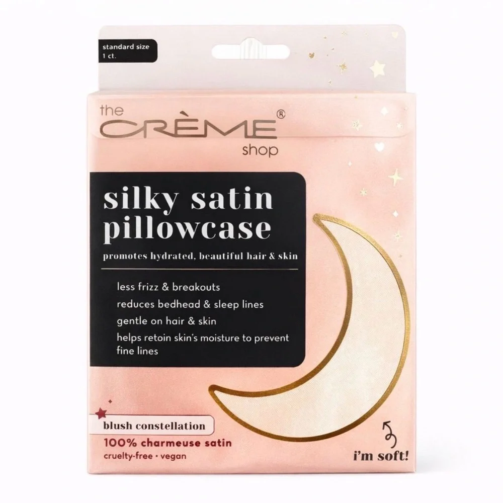 The Crème Shop Silky Satin Pillowcase 1 Ct
